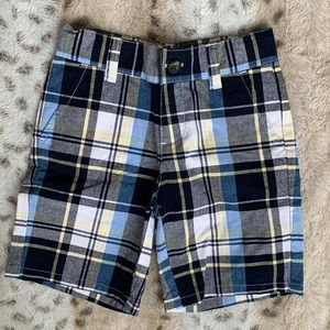 Janie & Jack Boys 3T plaid Shorts like new